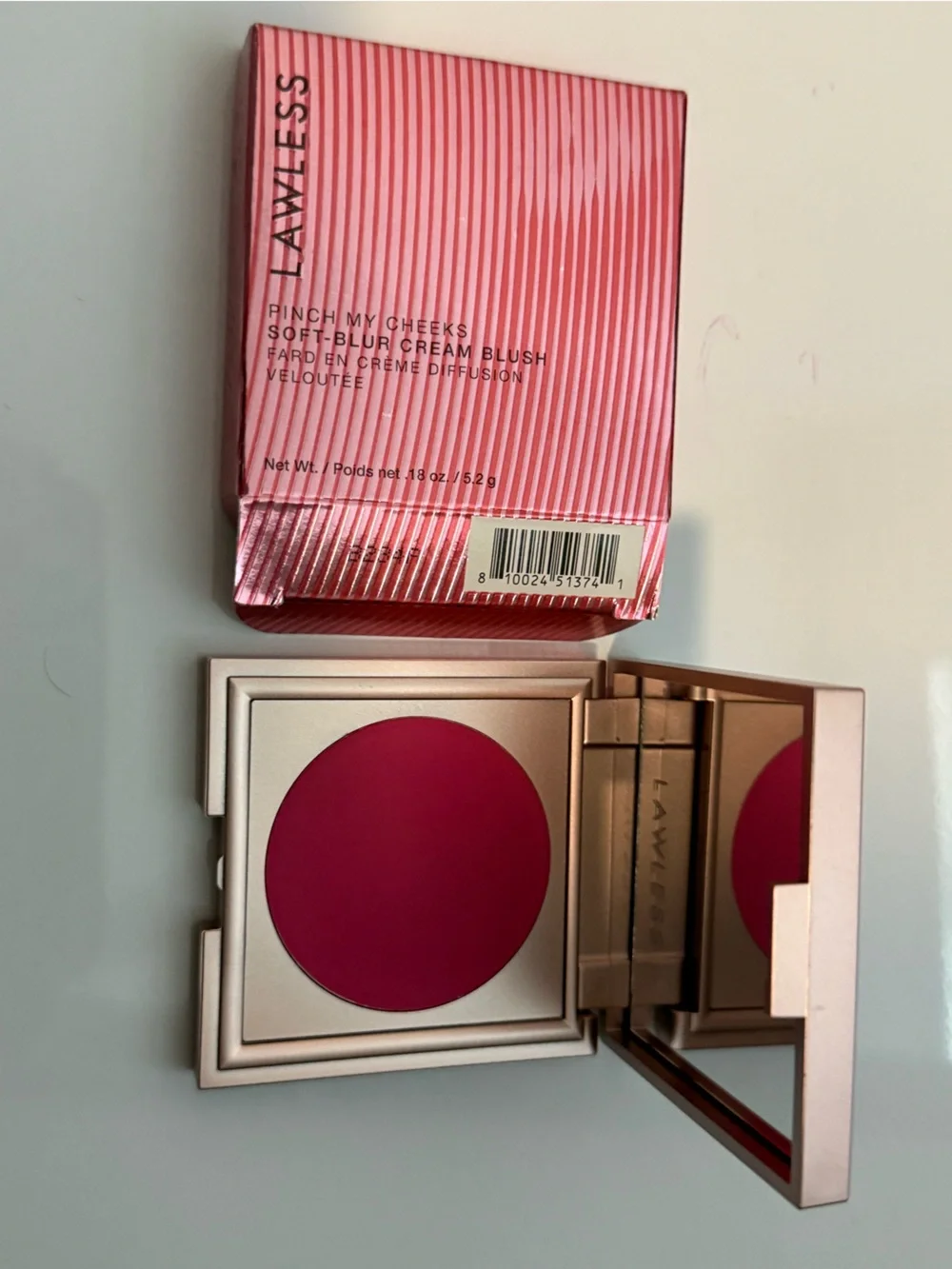 LAWLESS Cream Blush in Bright Fuchsia